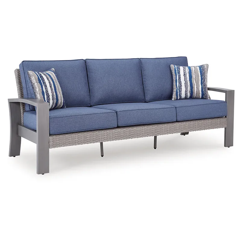 Half Moon Beach Outdoor Sofa with Cushion - Signature Design by Ashley®