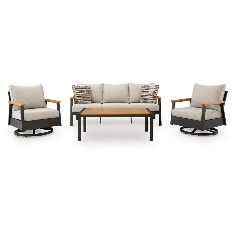 Carmel Highlands Outdoor Sofa/Chairs/Table (Set of 4) - Signature Design by Ashley®