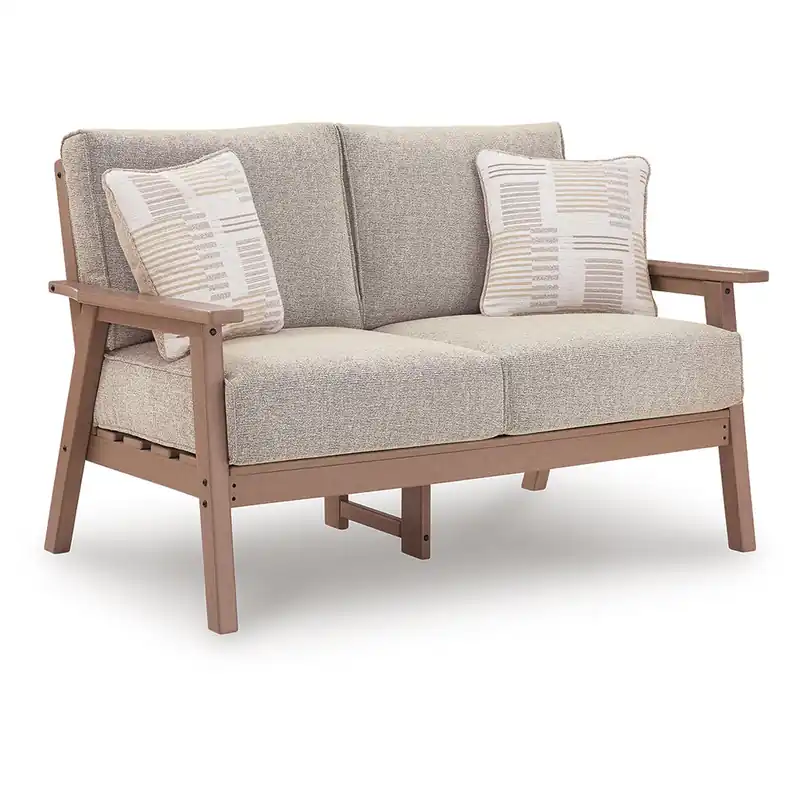 Grover Beach Outdoor Loveseat with Cushion - Signature Design by Ashley®