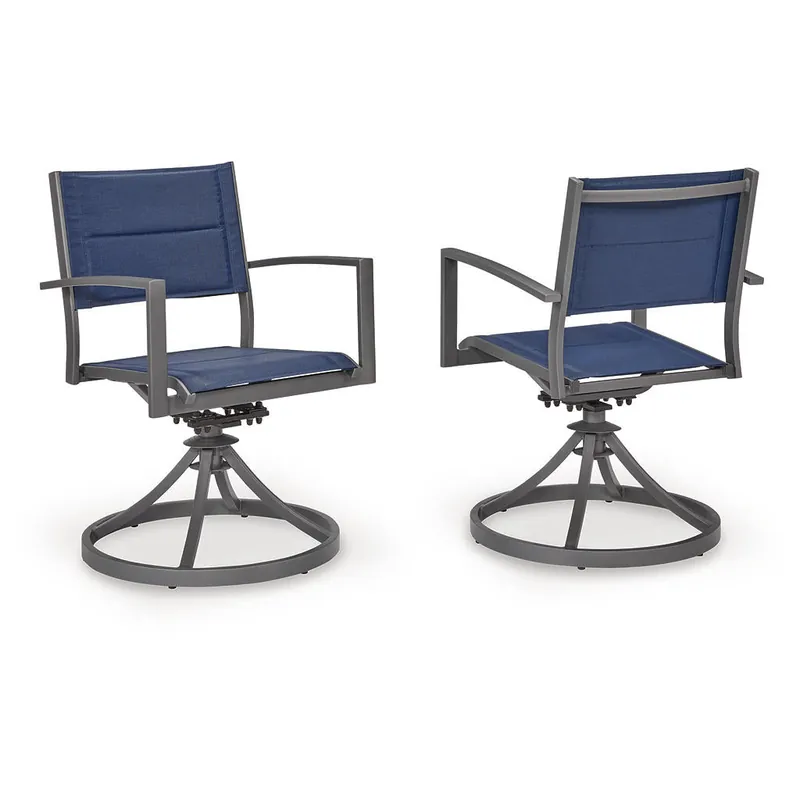 Rocky Creek Outdoor Sling Swivel Chair (Set of 2) - Signature Design by Ashley®