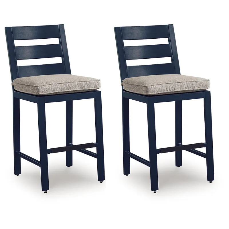 East Beach Outdoor Counter Height Bar Stool (Set of 2) - Signature Design by Ashley®
