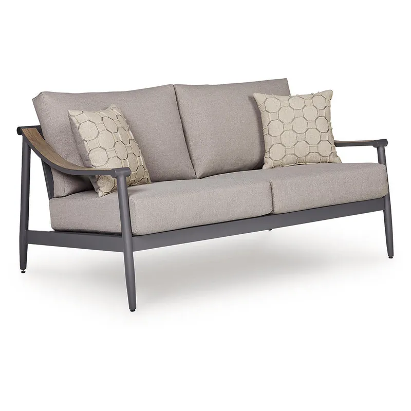 Ocean Beach Outdoor Loveseat with Cushion - Signature Design by Ashley®