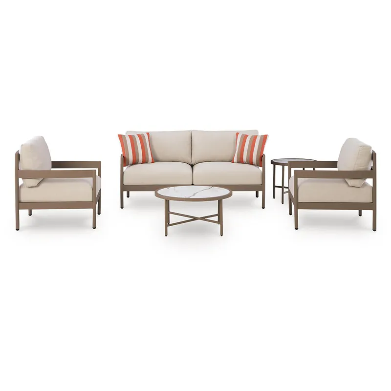 Bluff Trail Outdoor Love/Chairs/Tables Set (Set of 5) - Signature Design by Ashley®
