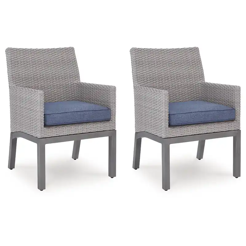 Half Moon Beach Outdoor Arm Chair with Cushion (Set of 2) - Signature Design by Ashley®