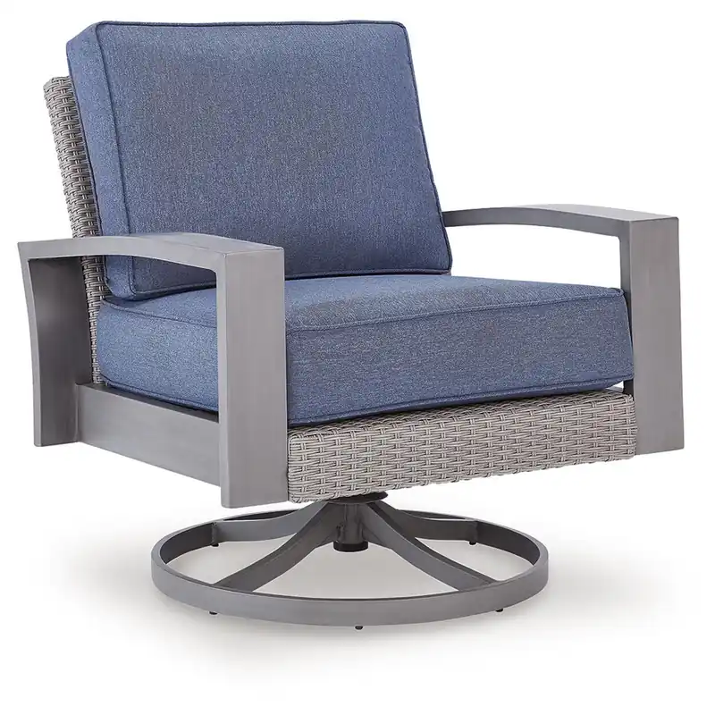 Half Moon Beach Outdoor Swivel Lounge Chair with Cushion - Signature Design by Ashley®