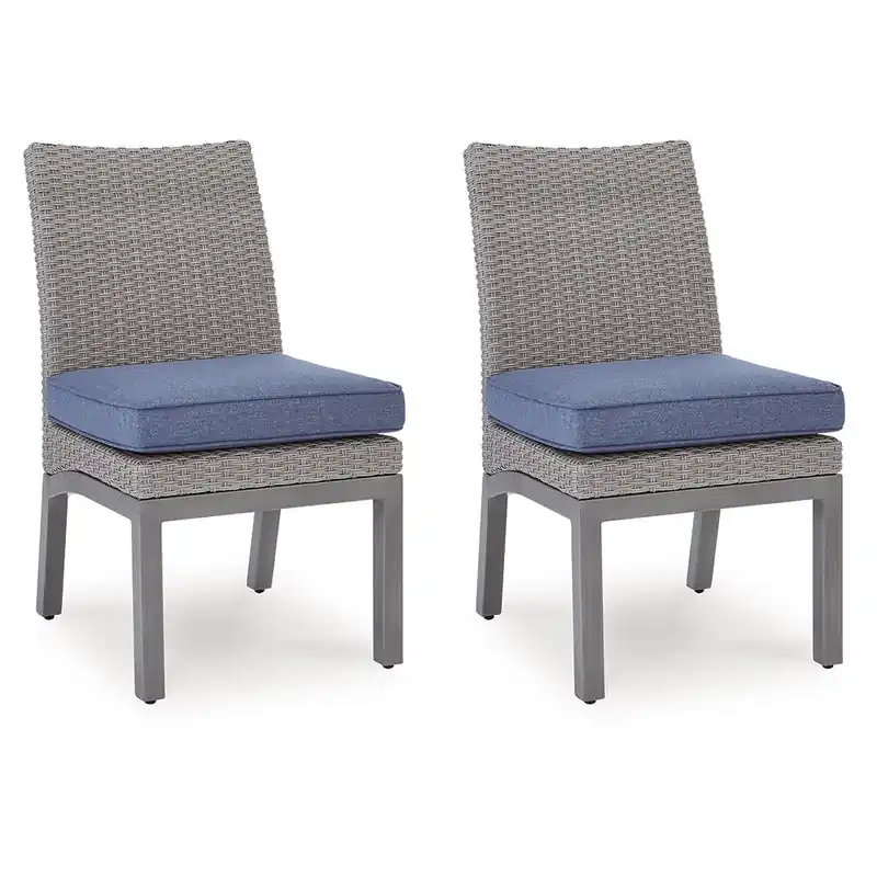 Half Moon Beach Outdoor Side Chair with Cushion (Set of 2) - Signature Design by Ashley®