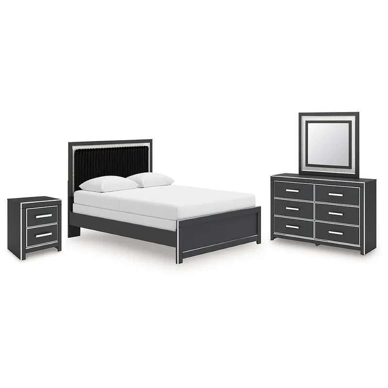 Zuraleus Queen Panel Bed, Dresser, Mirror and Nightstand - Signature Design by Ashley®