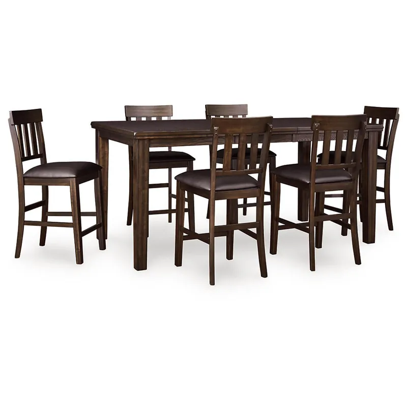 Haddigan Counter Height Dining Table and 6 Barstools - Ashley®