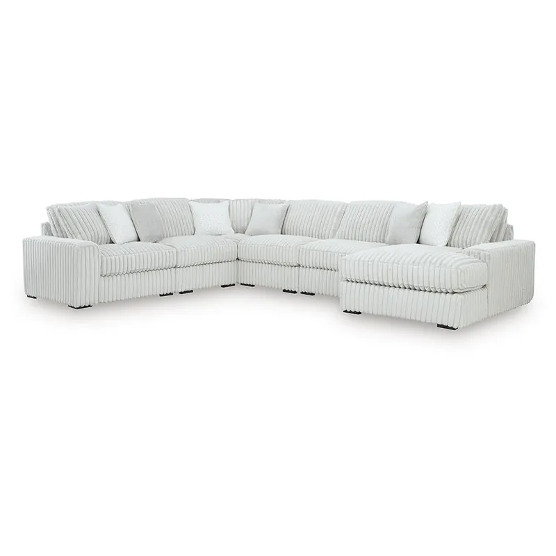 Stupendous 6-Piece Sectional with Chaise