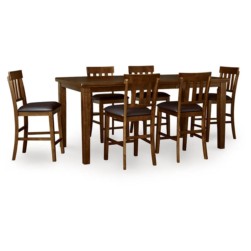 Ralene Counter Height Dining Table and 6 Barstools - Ashley®