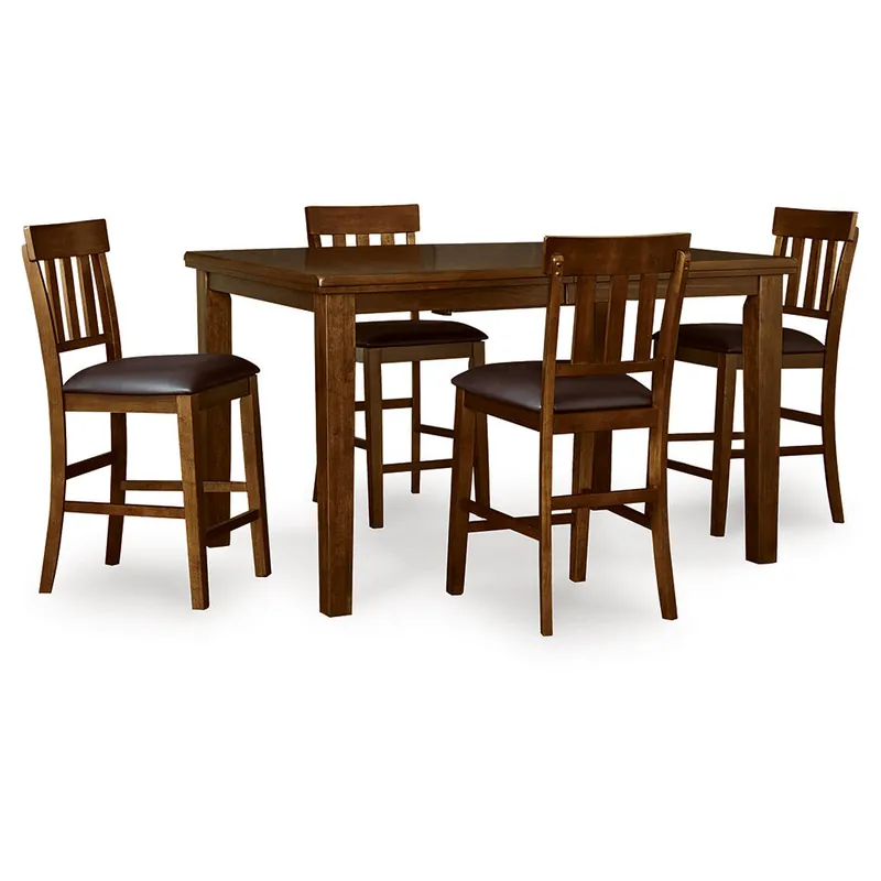 Ralene Counter Height Dining Table and 4 Barstools - Ashley®