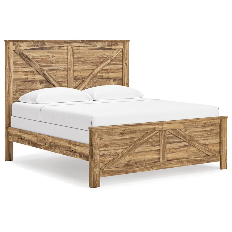Maystonna King Crossbuck Panel Bed - Signature Design by Ashley®