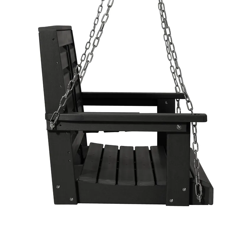 Charleston 54" Porch Swing with Folding Cup Holder - Seahawk Designs
