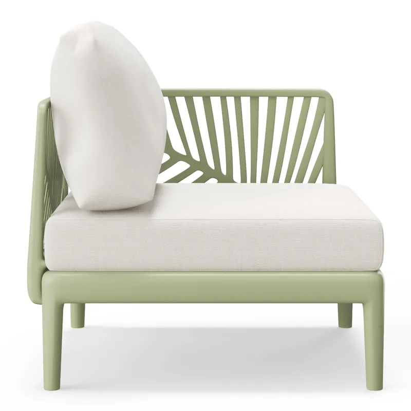 Polyform Deep Seating Right Arm Chair with Cushions - Seahawk Designs