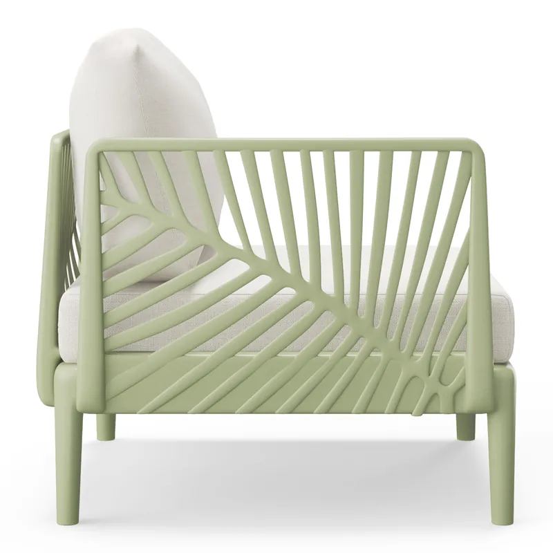 Polyform Deep Seating Left Arm Chair with Cushions - Seahawk Designs