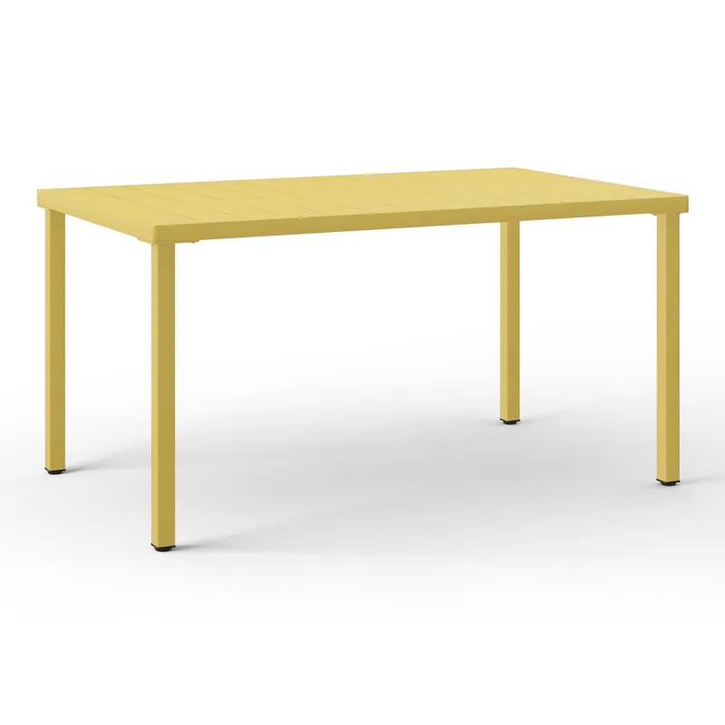 Polyform 59" x 35.4" Steel Rectangular Dining Table - Seahawk Designs