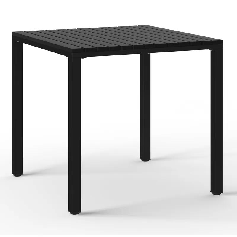 Polyform 31.5" Square Dining Table with Metal Frame - Seahawk Designs