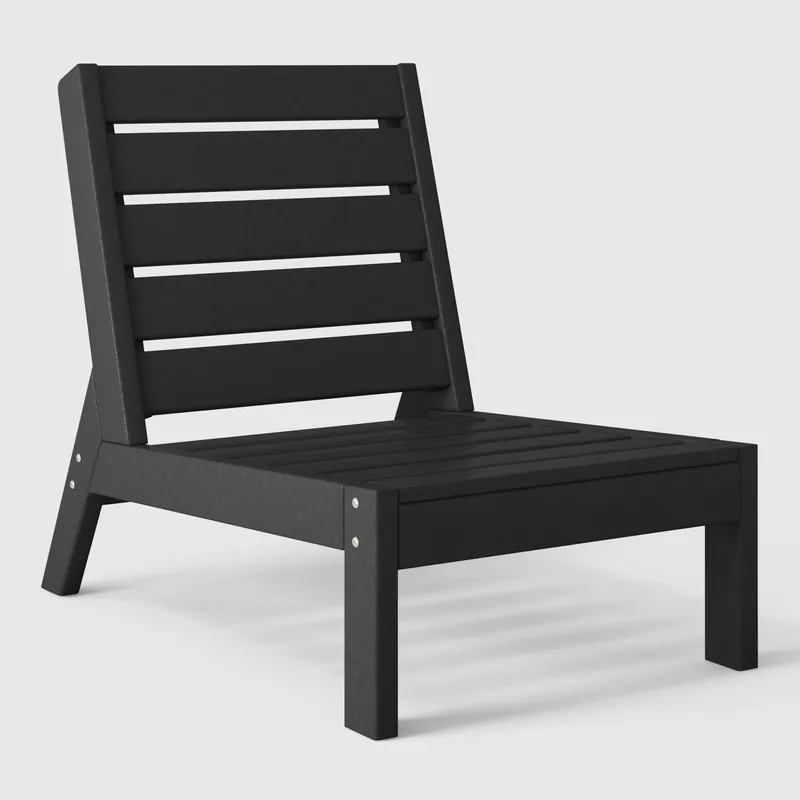 Scottsdale All-Weather Outdoor Modular Deep Seating Armless Chair (with Optional Cushions)