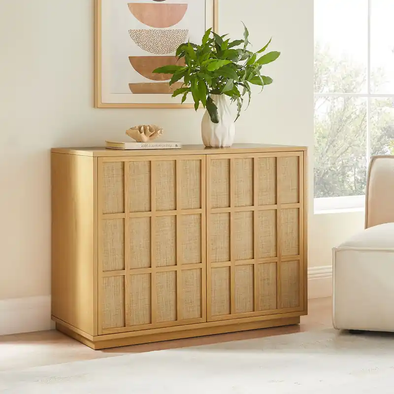 Aiko 39 Inch Japandi Accent Cabinet by Modway