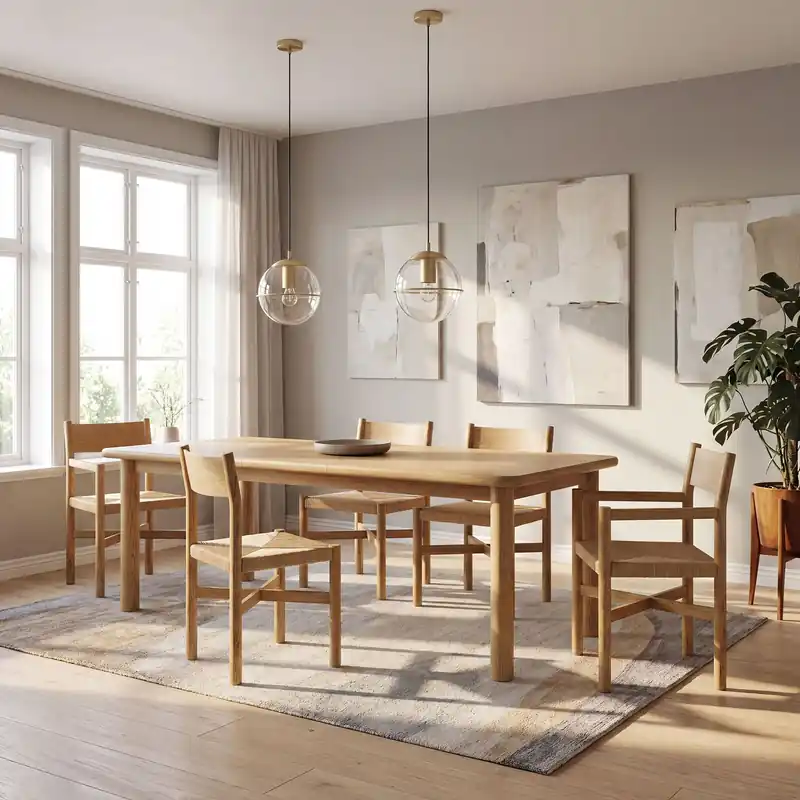 Alvia 86"–105" Extendable Rectangular Oak Wood Dining Table by Modway