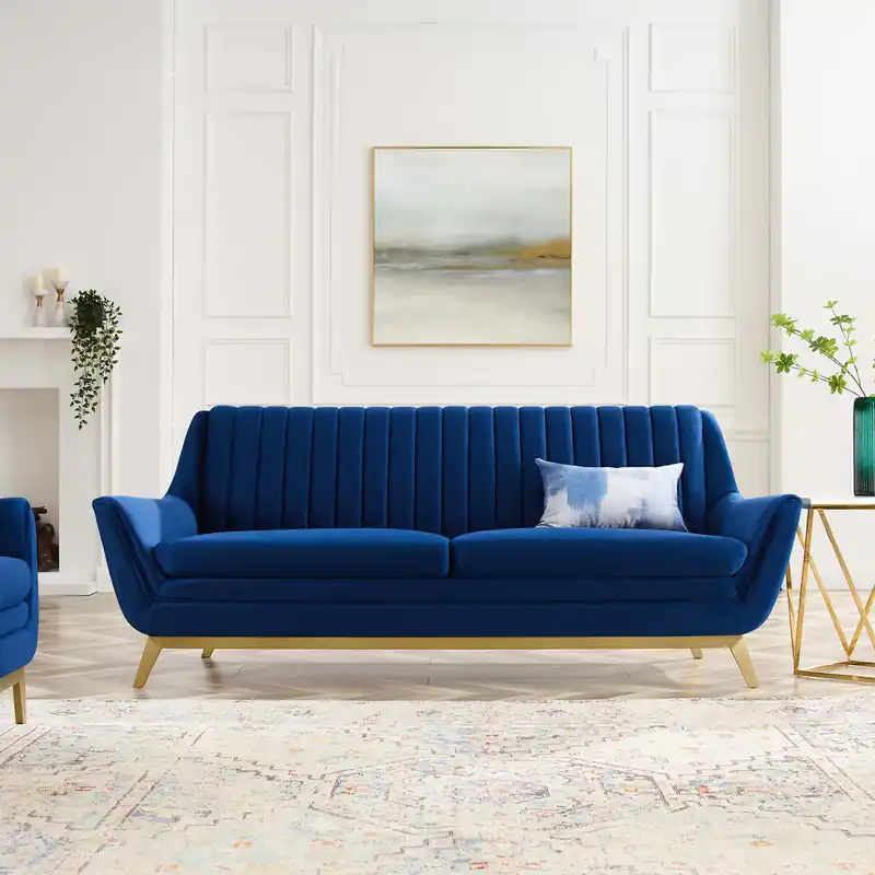 Winsome Channel Tufted Performance Velvet Sofa by Modway