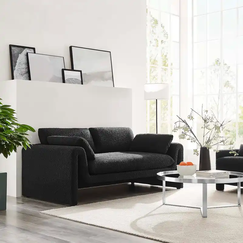 Waverly Boucle Fabric Sofa by Modway