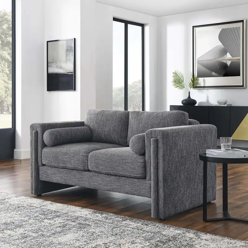 Visible Fabric Loveseat by Modway