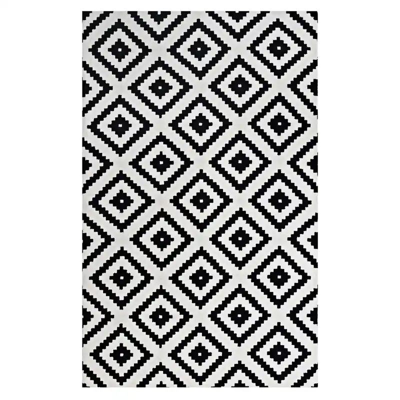 Alika Abstract Diamond Trellis Area Rug by Modway