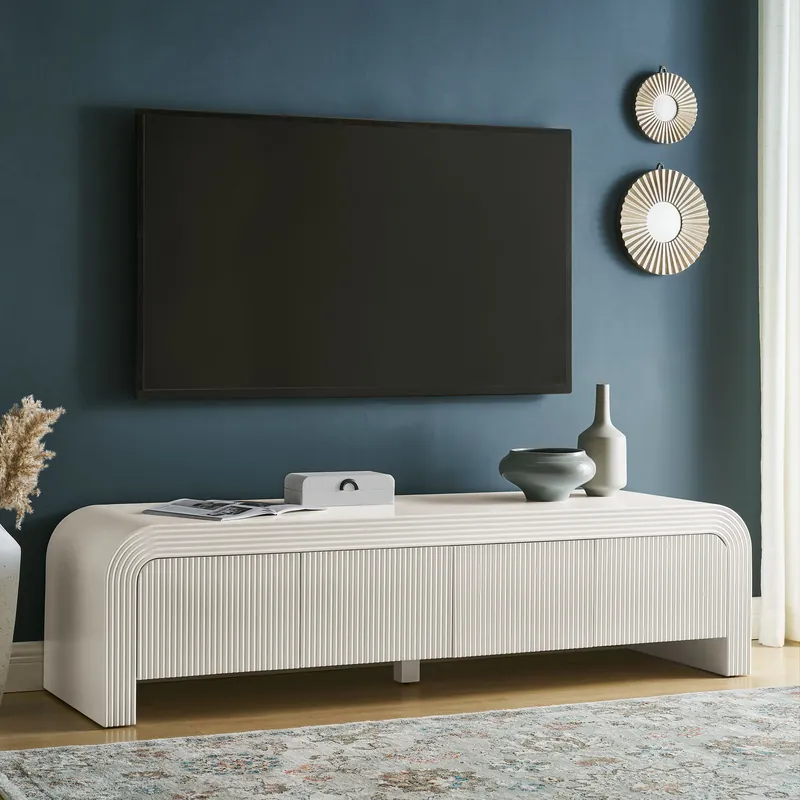Waterflute 68" Fluted TV Stand by Modway