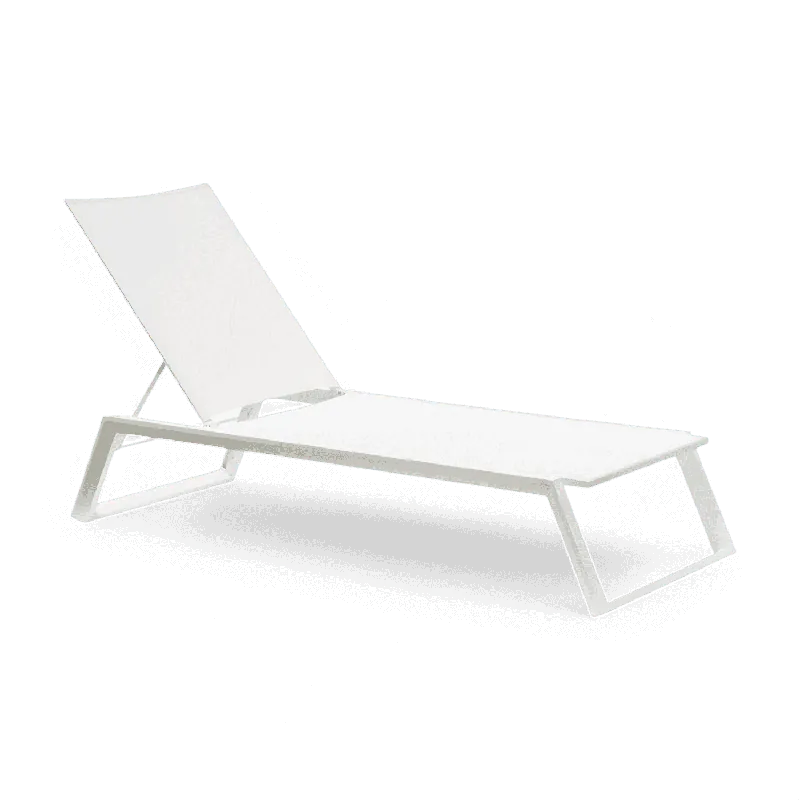 Isa Outdoor Lounger White - Modani Furniture