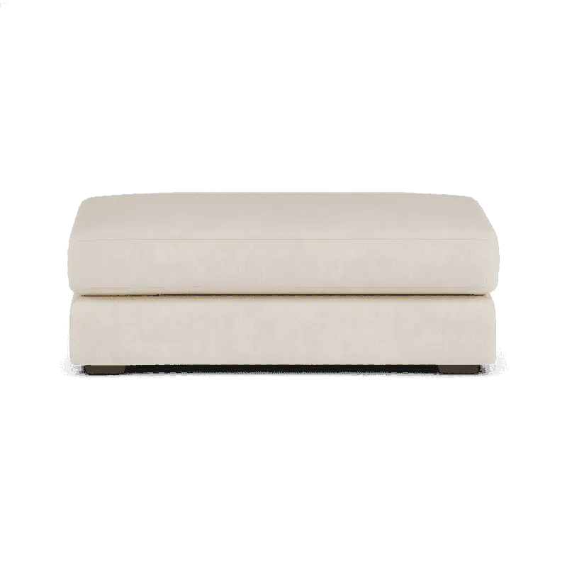 Braxton Ottoman Cream - Modani Furniture