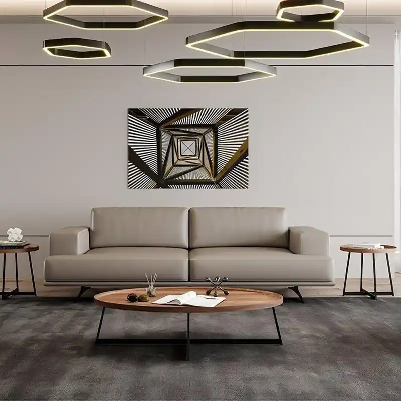Arlo Ceiling Lamp 23" Gray - Modani Furniture