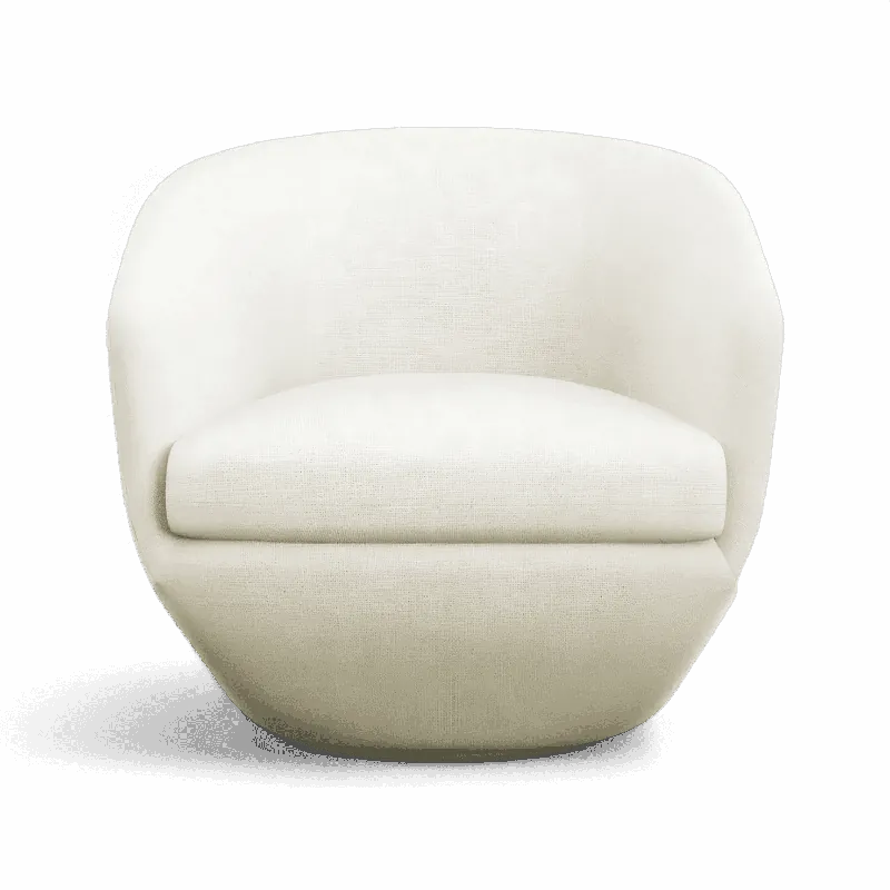 Akira Lounge Chair Off White - Modani Live