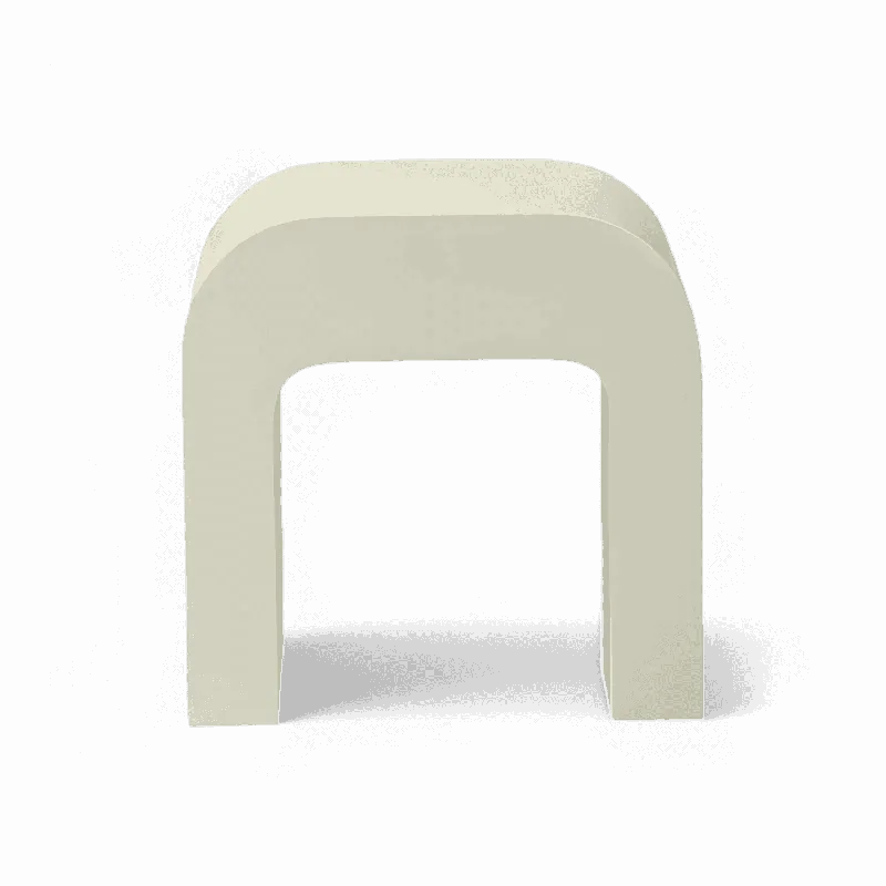 Osna Side Table Alabaster - Modani Furniture