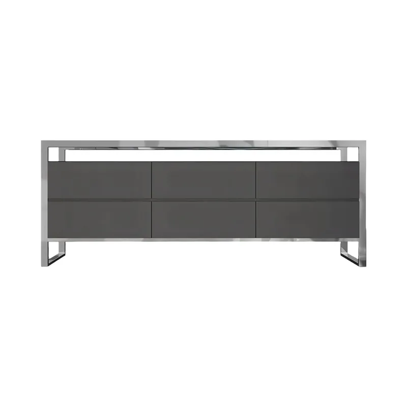 Bari Dresser Gray - Modani Furniture