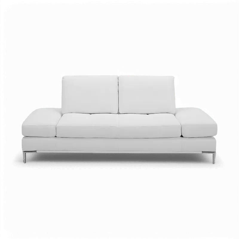 Livio 2 Seater Sofa White - Modani Furniture