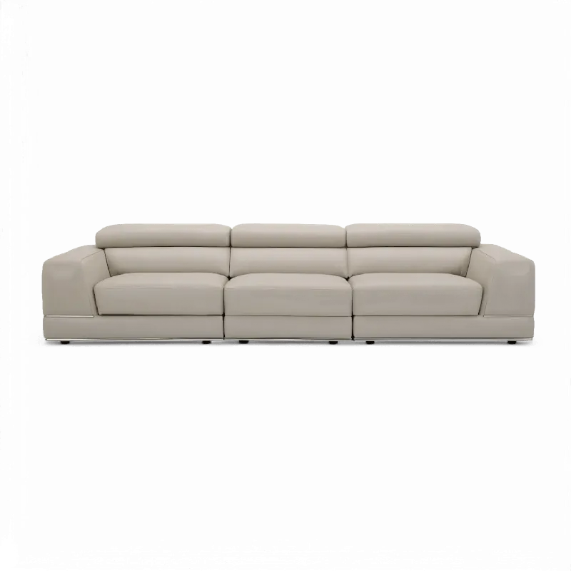 Amadeo 3-Piece Modular Sofa Light Gray