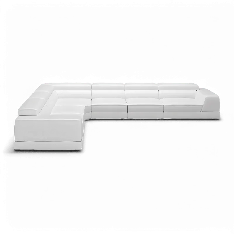 Amadeo Extended Modular Sectional Sofa White - Modani Live