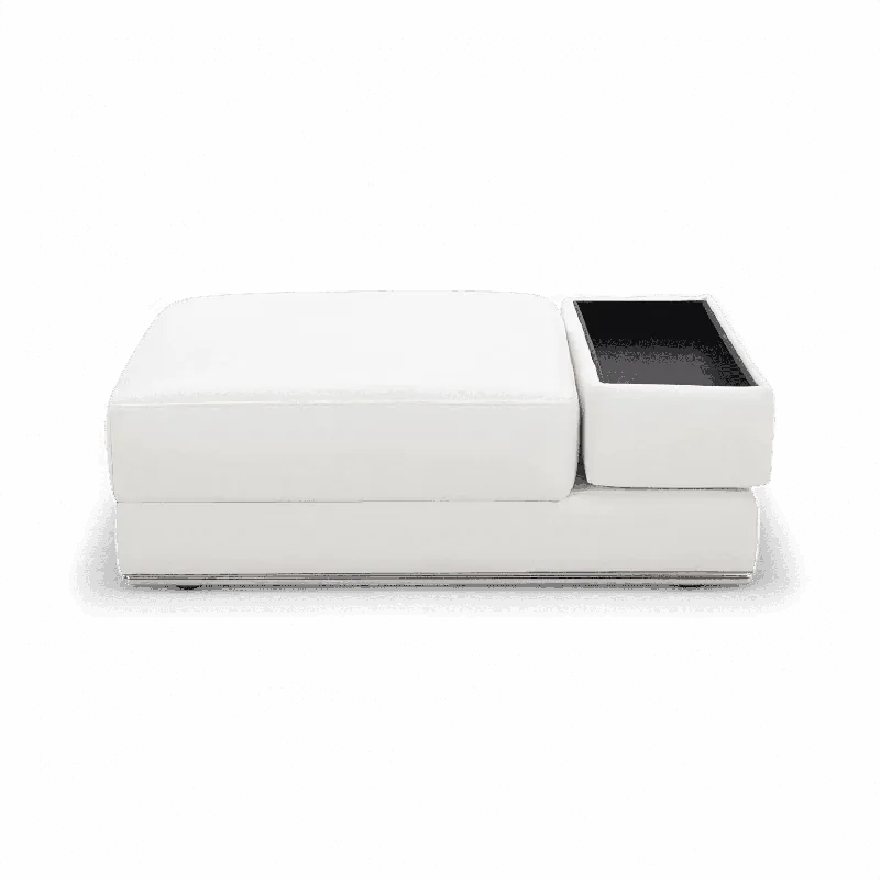 Amadeo Ottoman White - Modani Live