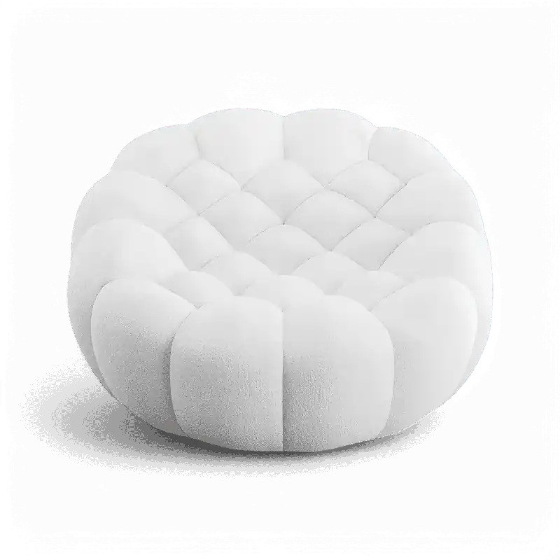 Warby Lounge Chair White - Modani Furniture