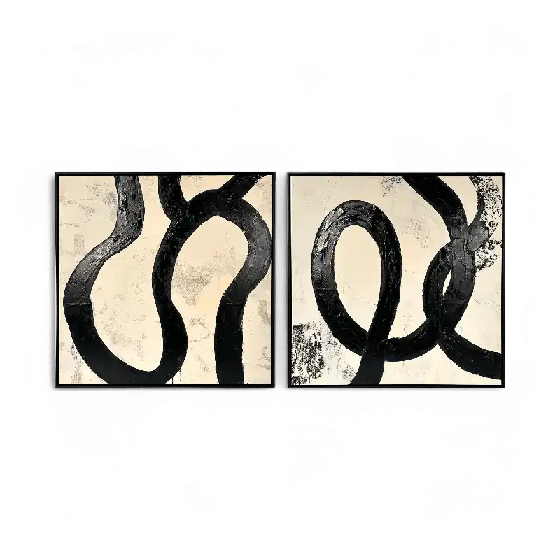 Fluid Elegance 40" x 40" (Set of 2) - Modani Live