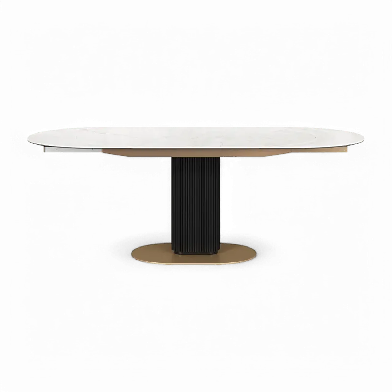 Luna Extendable Dining Table White - Modani Furniture