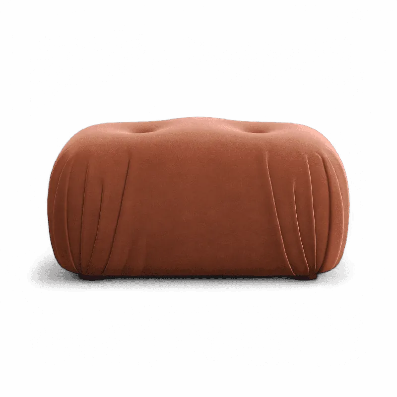 Rune Ottoman Terracotta Velvet - Modani Live