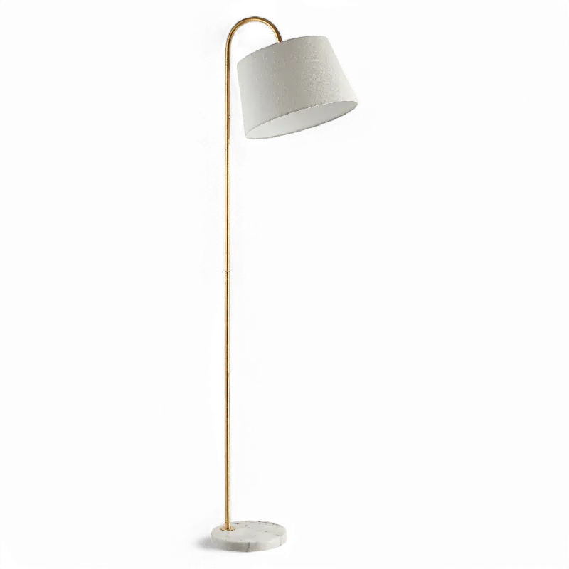 Solis Floor Lamp White & Gold - 401Safavieh