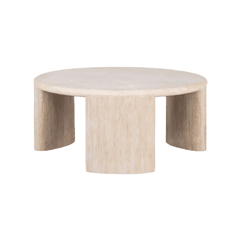 Terra Coffee Table Travertine - Modani Furniture