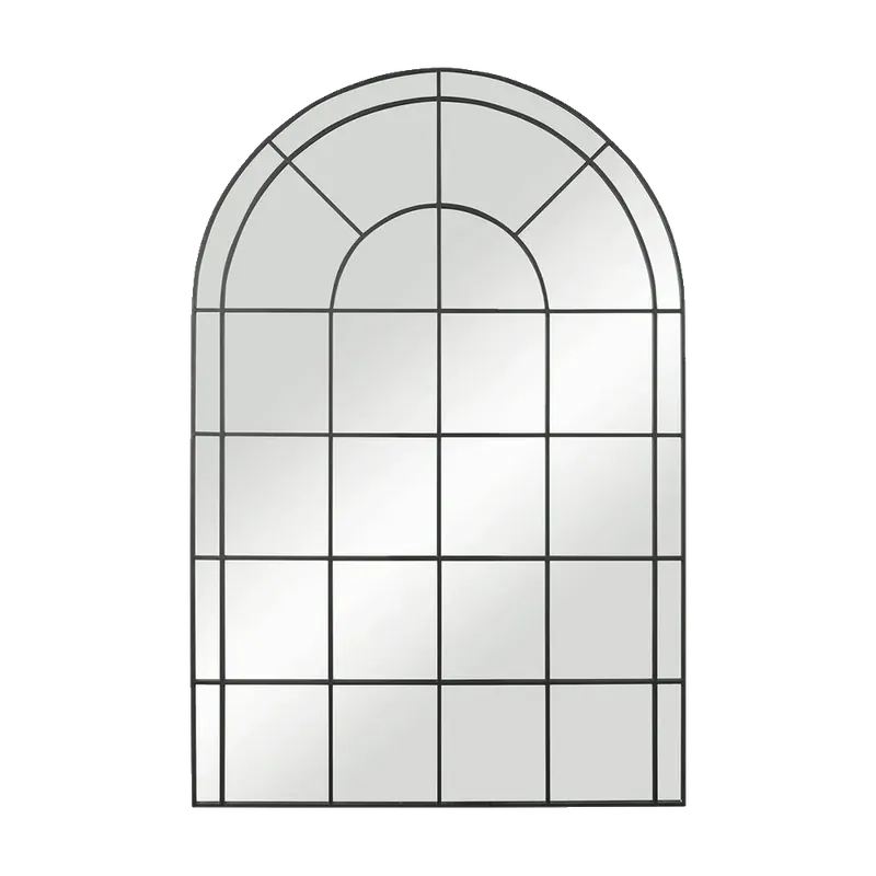 Monarch Arch Mirror Black - 401Uttermost
