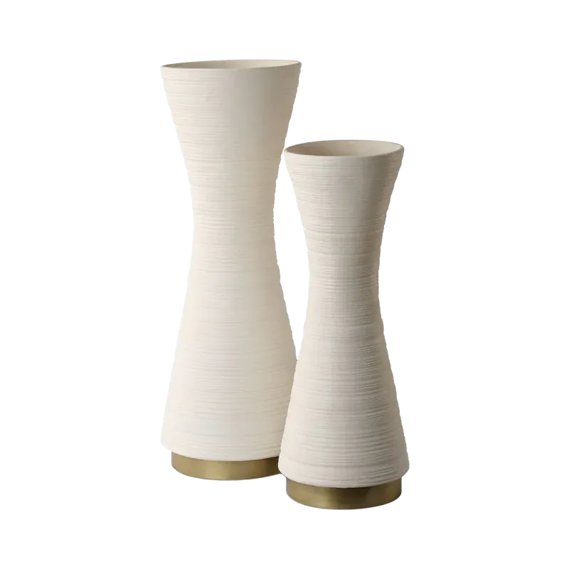 Ondra Vase Set White - 401Uttermost