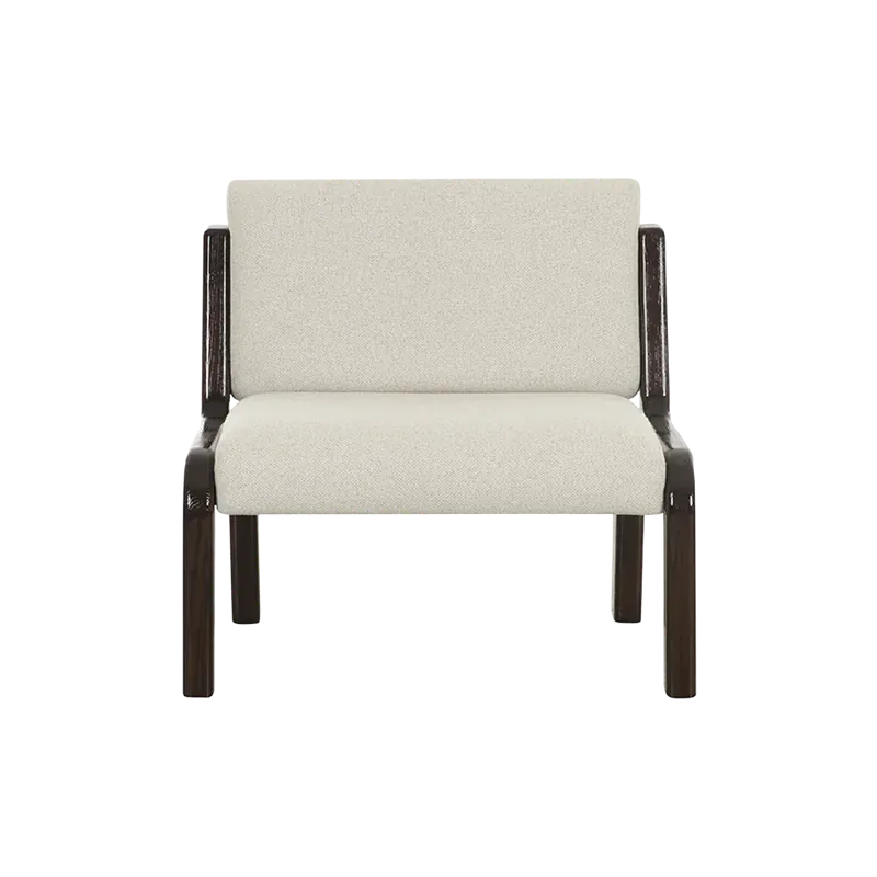Milo Lounge Chair Ivory - 401Moe's