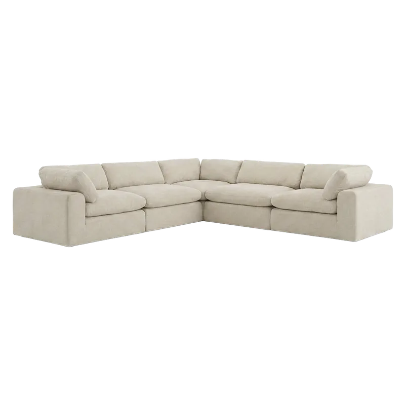 Bloom Sectional Modular Sofa Beige - Modani Live