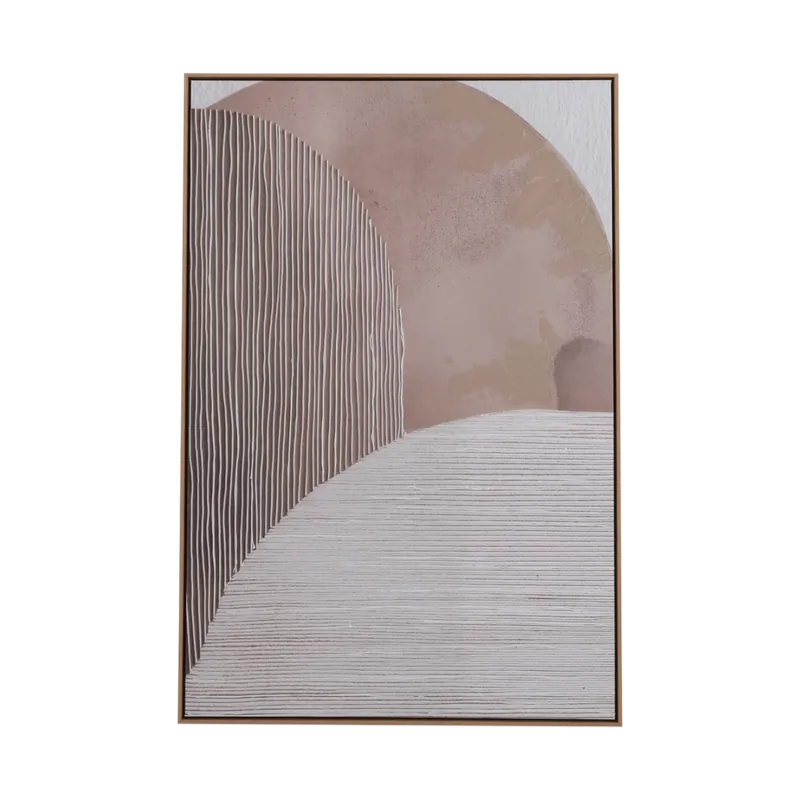 Amber Linen Wall Art - Modani Furniture